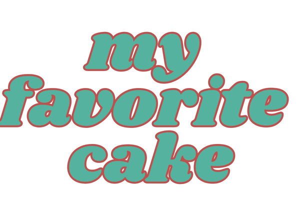 my favorite cake logo