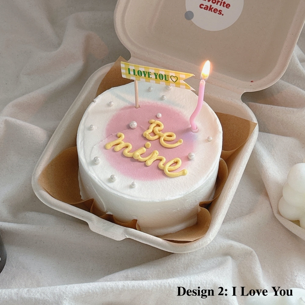 LOVE TOPPER BOX CAKE