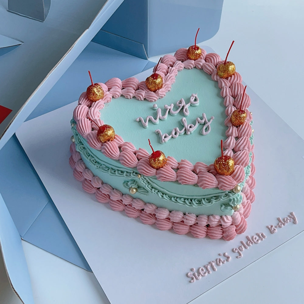 GLITTER CHERRY CAKE