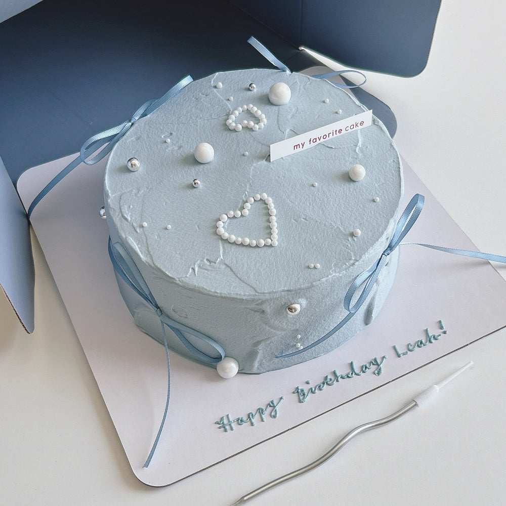 PEARL HEART CAKE