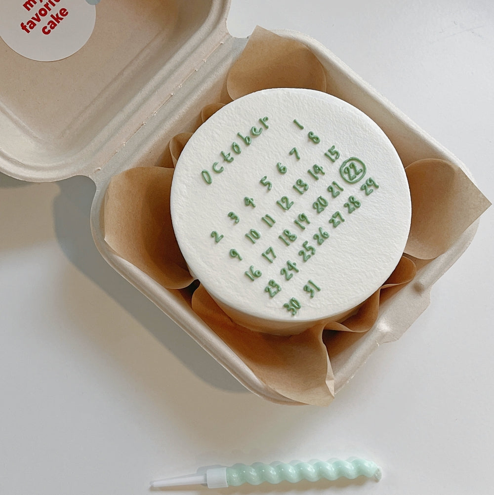 MINI CALENDAR CAKE