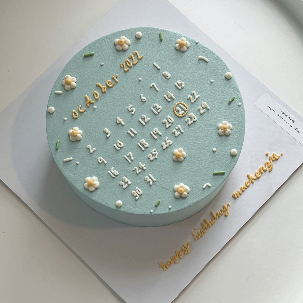 SIMPLE CALENDAR CAKE