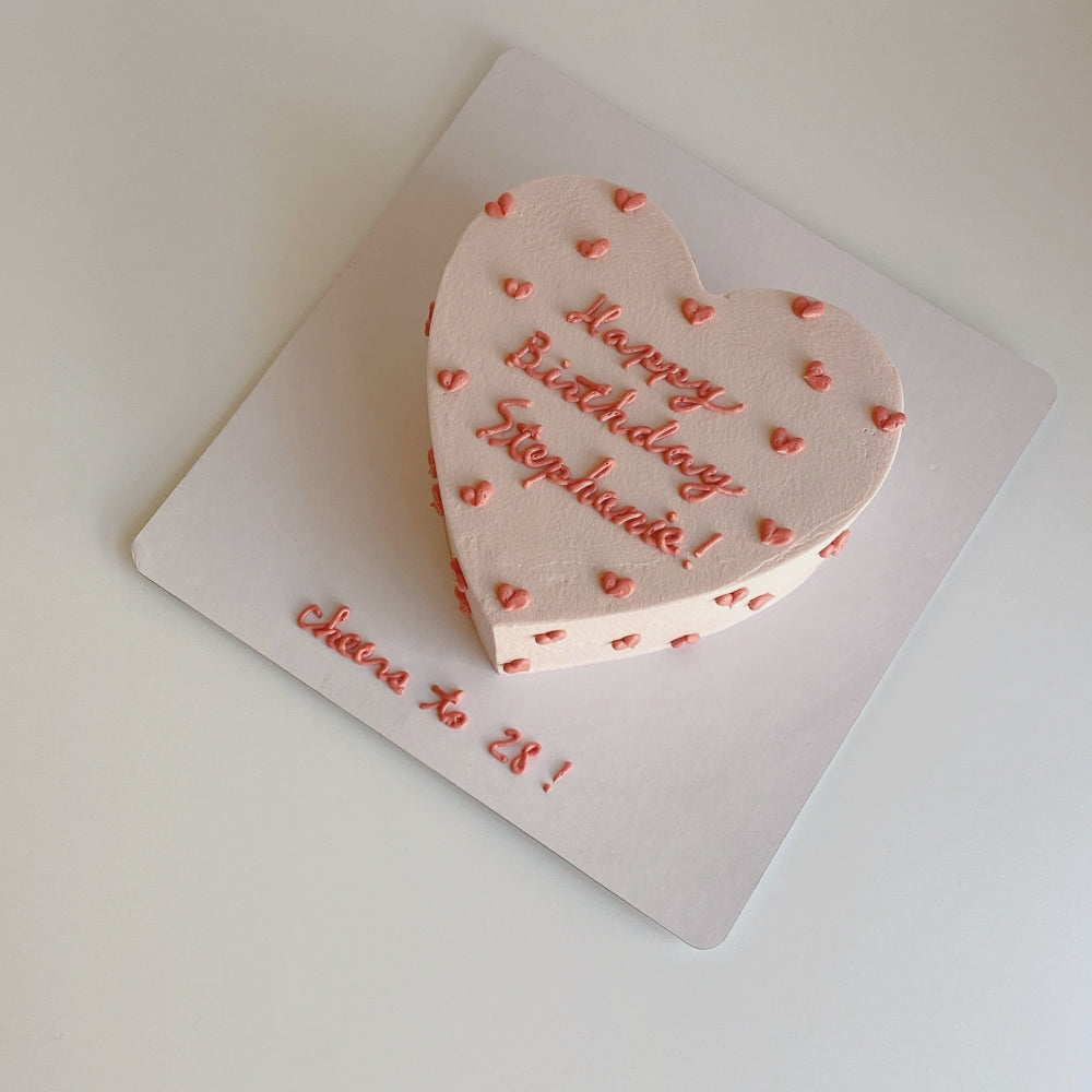 Wooden Heart Cake Topper | The Party Darling