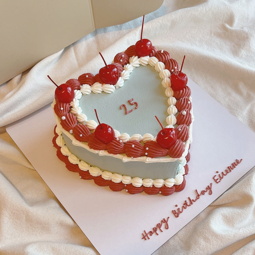 Cherry Birthday Cake - CakeCentral.com