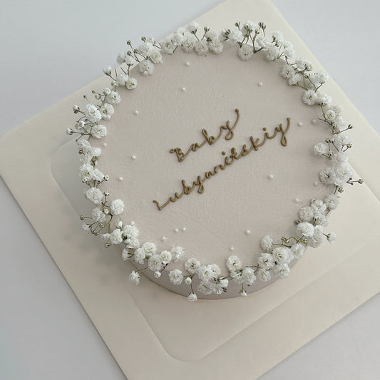 BABY'S BREATH CAKE