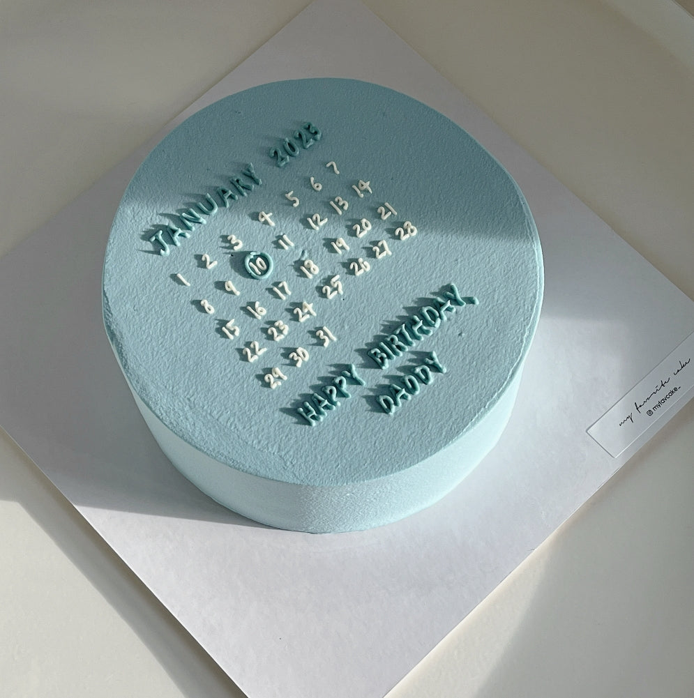 SIMPLE CALENDAR CAKE