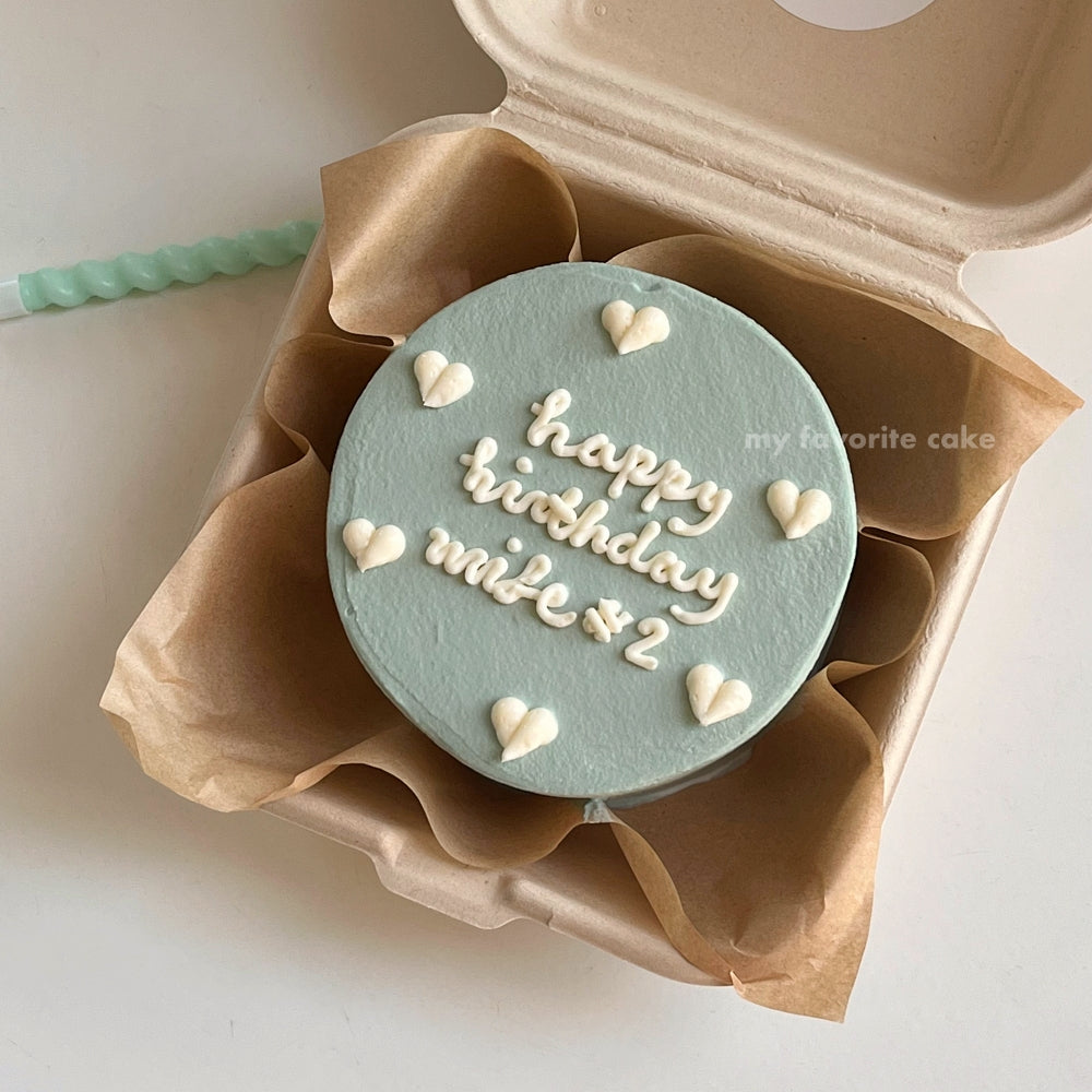 MINI HEART BOX CAKE