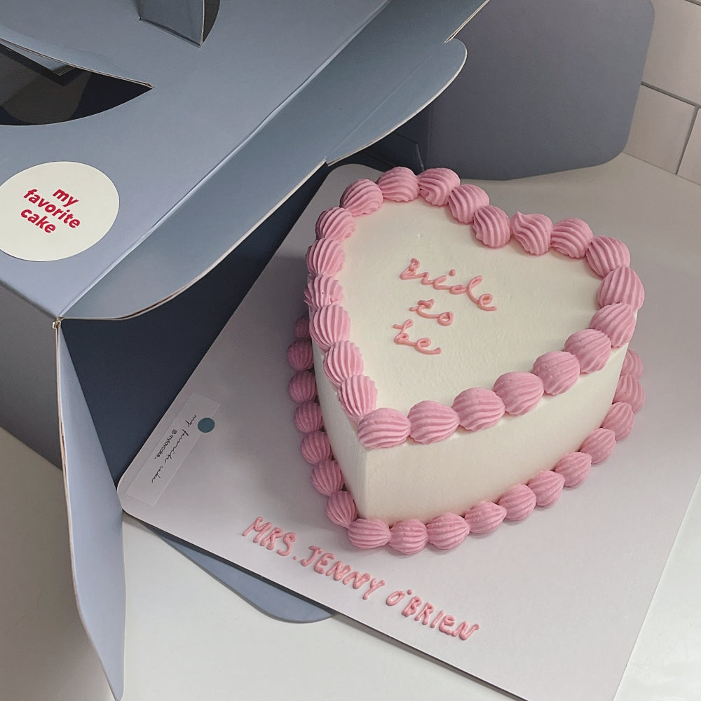 WAVE HEART CAKE – my favorite cake