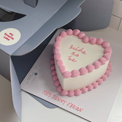 WAVE HEART CAKE